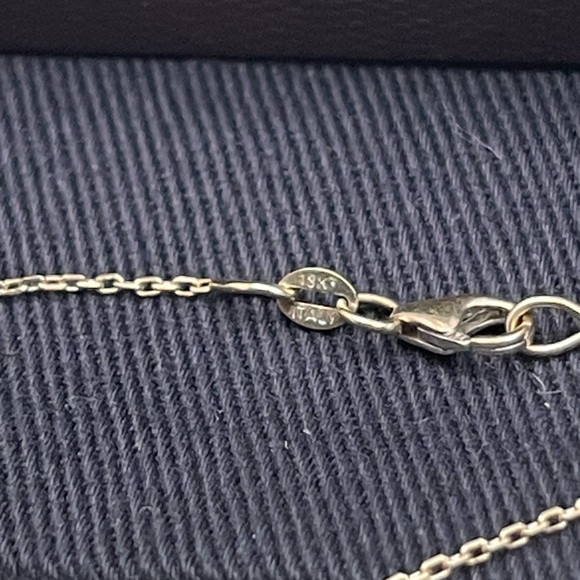 Diamond/Gemstone pendant OVL EMRL double HALO Dia 0.45 CTTW I1 HJ 14K 2TONE - Picture 7 of 8